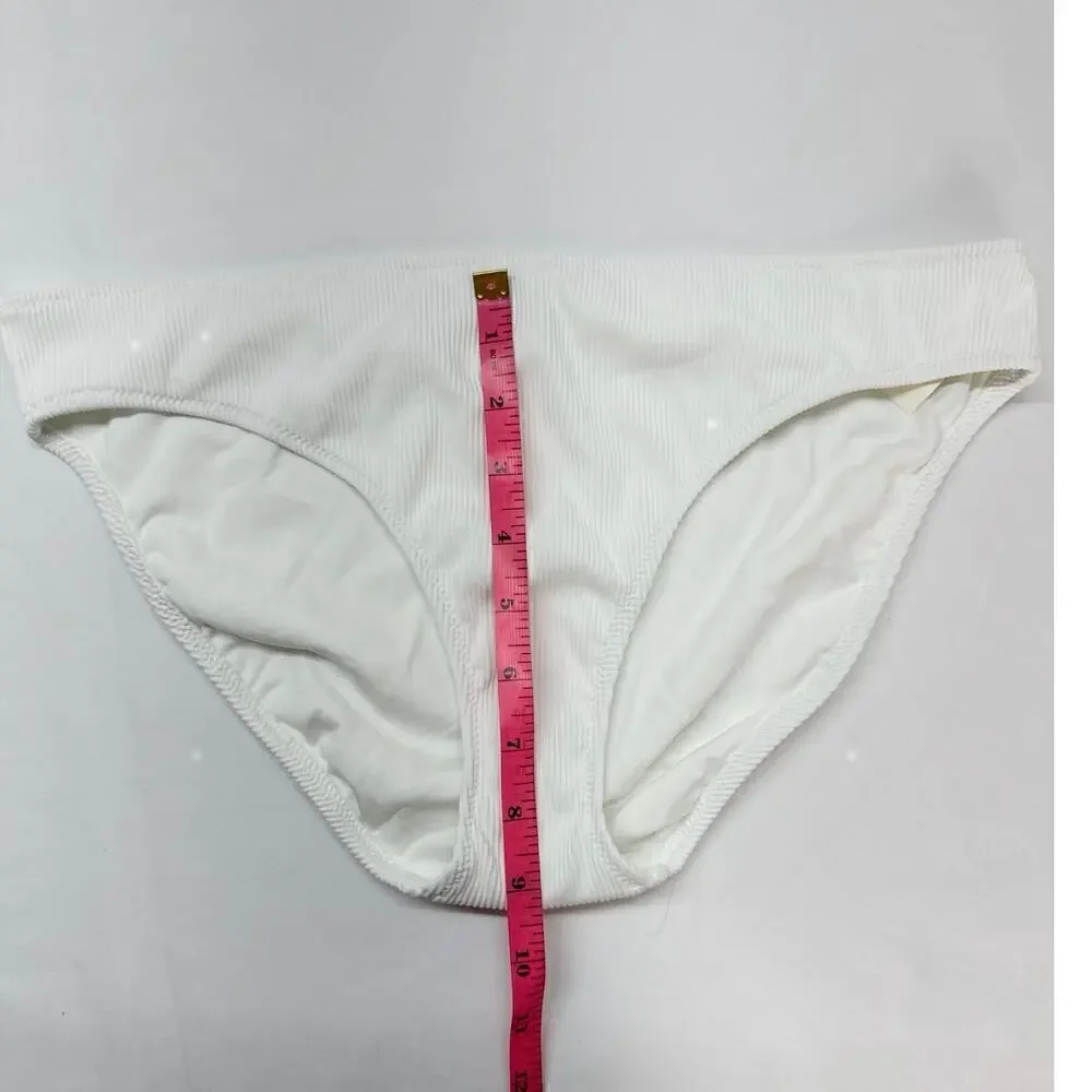 AERIE SWIMWEAR Women's Ribbed Bikini Bottom‎ Large    NWT
